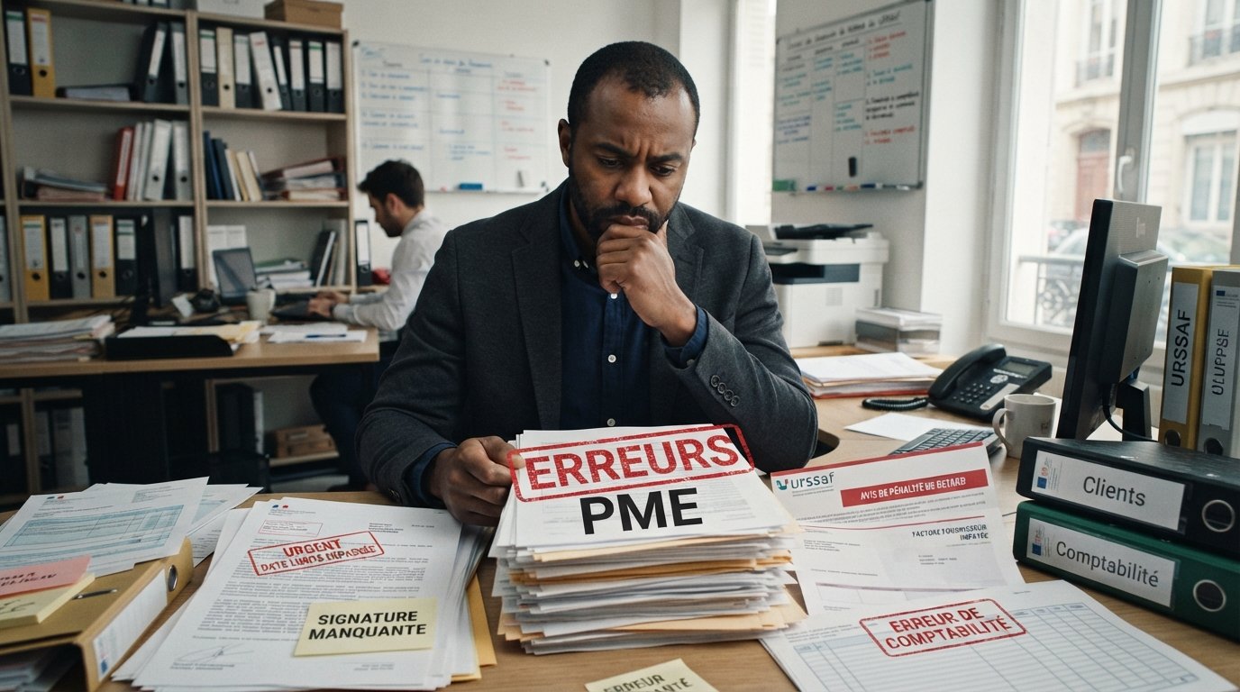 Les erreurs administratives qui coûtent cher aux PME